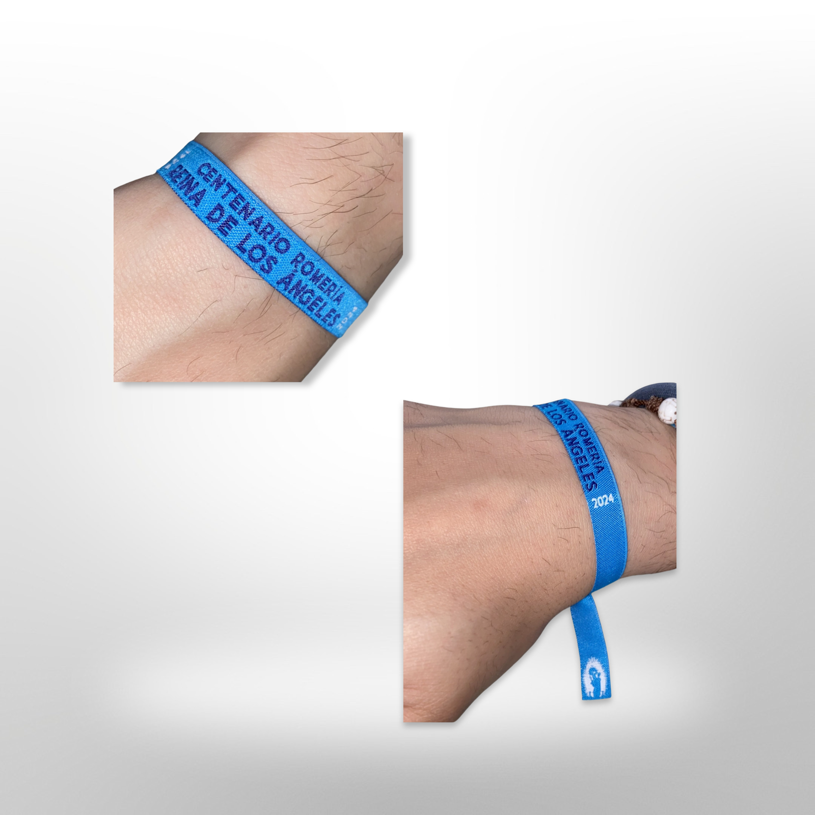 Lote 5 Pulseras de tela del Centenario de la Romería